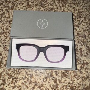 Blue Light Glasses Kaine Readers Purple Gradient +0.00
